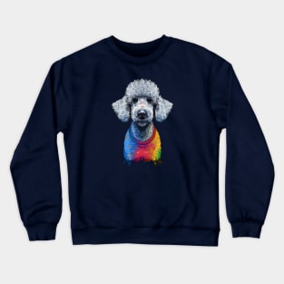 Bedlington Terrier Dog Artwork Crewneck Sweatshirt